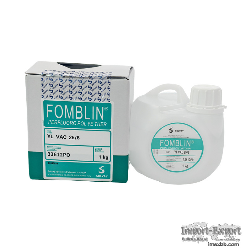 Fomblin Solvay Solexis YL VAC 25/6 Fluorinated Oil (1kg) – Original Product
