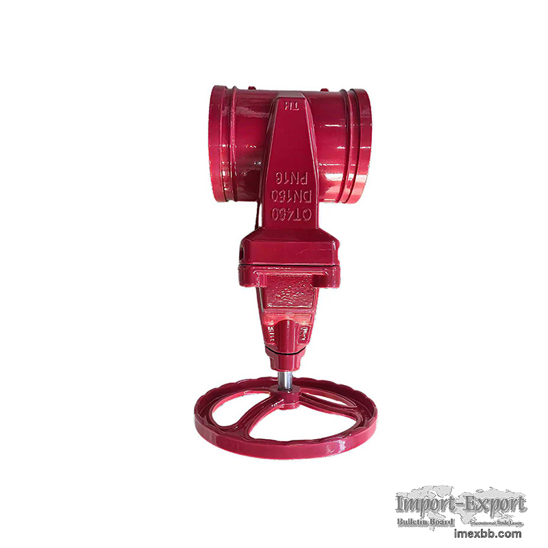 Grooved Non-rising Stem Soft Seal Signal Gate Valve