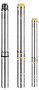 Stainless steel deep well submersible multistage centrifugal borehole pump