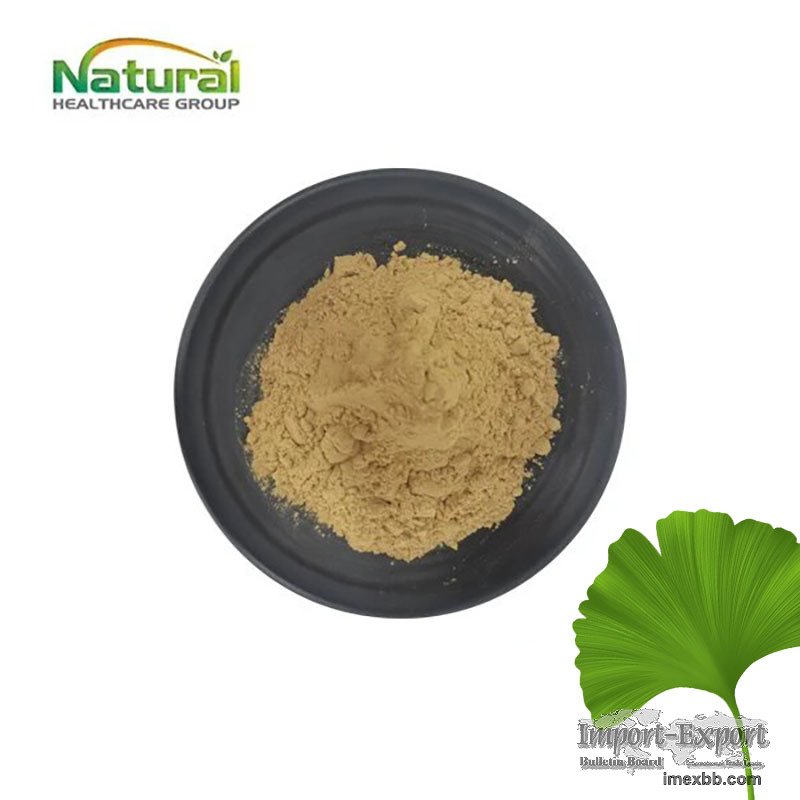 24% Flavones 6% Lactones Active Phytocompound Ginkgo Biloba Leaf Extract Po