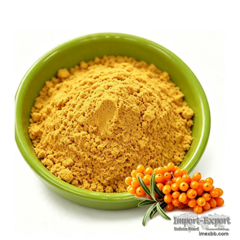 Plant Extract Sea Buckthorn Berry Powder Whole Fruit Rich in Vitamin C Omeg
