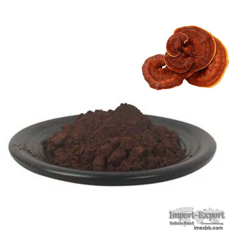 Plant Extract Reishi Mushroom Extract Powder Polysaccharides 20% Food Grade