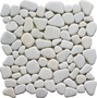 White Polished Irregular Pebble Mosaic Tile