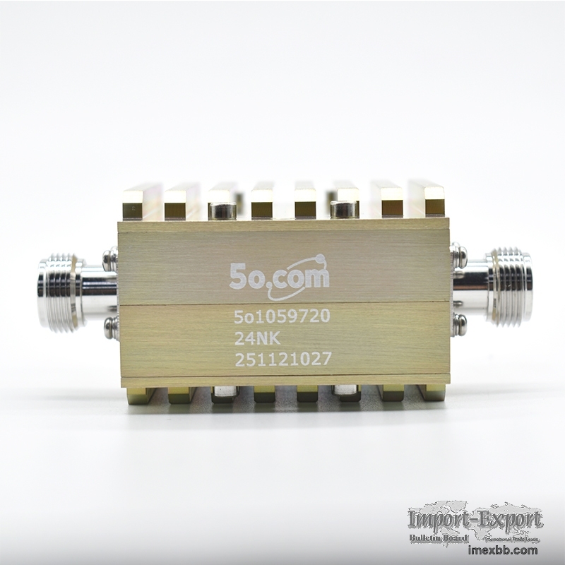 500W High Power Coaxial Circulator S Band 2.0-4.0GHz Broadband RF Circulato