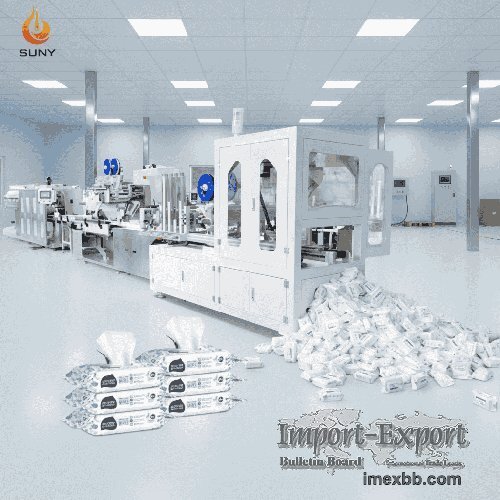 Jumbo Rolls 12 Lanes Wet Wipes Machine
