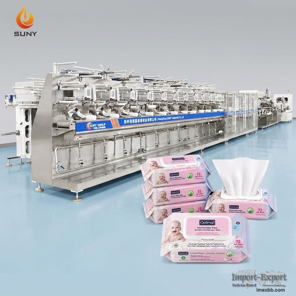 Twin Rolls 12 Wet Wipes Machine
