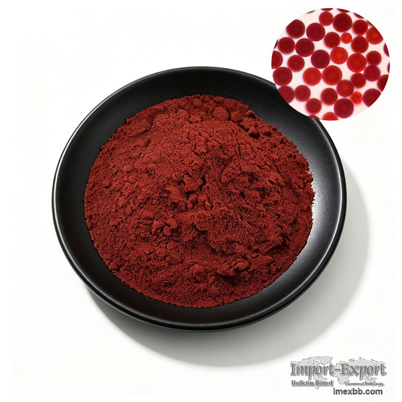Haematococcus Pluvialis Plant Extract Powder 2% 5% 10% Astaxanthin Water So