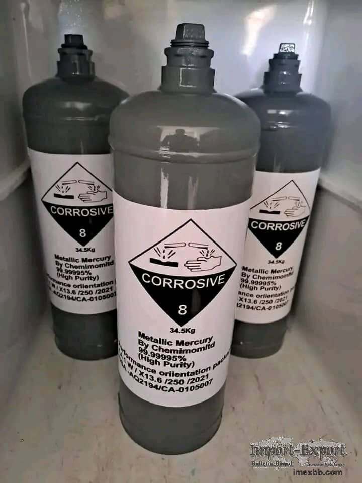 Virgin Silver Mercury  mercury  Liquid Mercury