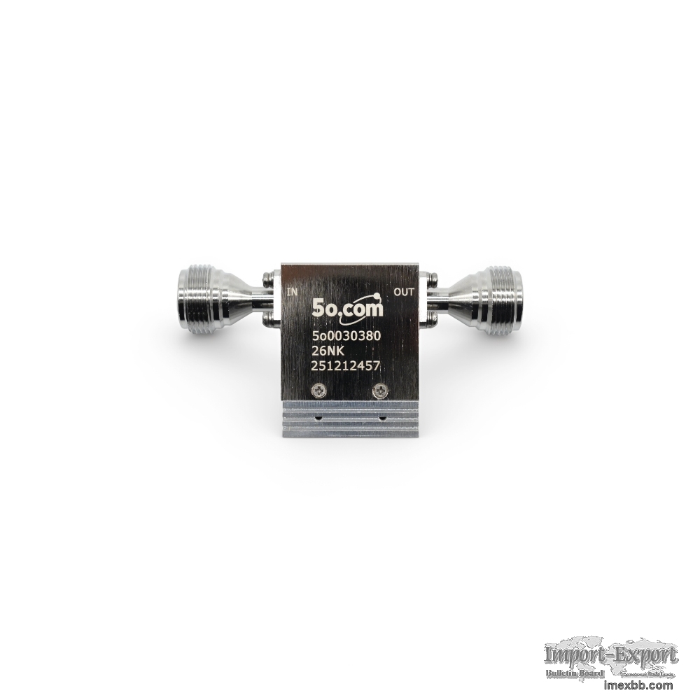 100W 2~6GHz C Band SMA N Type RF Coaxial Isolator