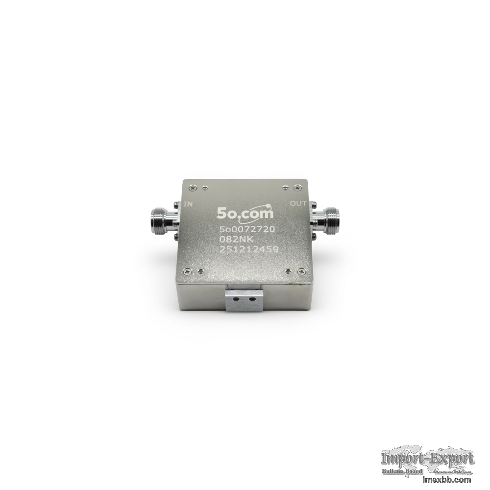 UHF Band 0.8~2.0GHz RF Broadband Coaxial Isolator Full Bandwidth SMA Female