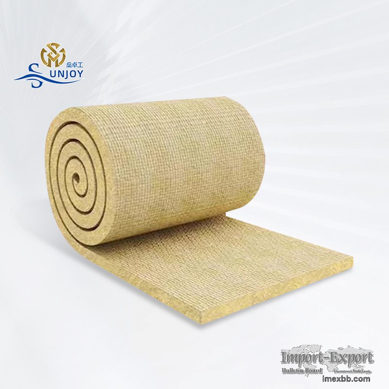 Rock wool roll insulation blanket