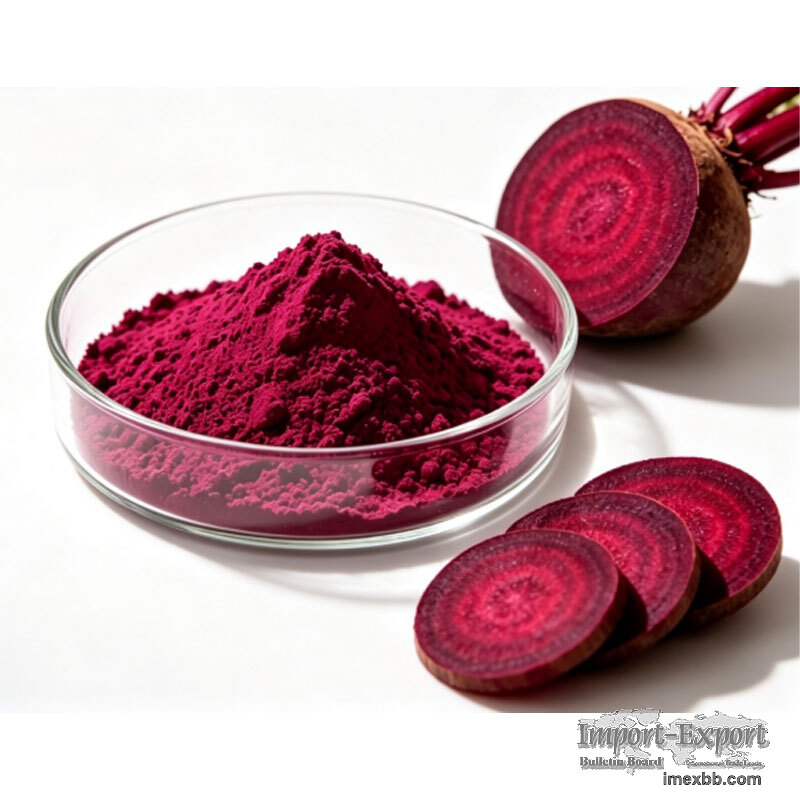 Natural Spray‑Dried Beet Root Powder, Water‑Soluble Red Beetroot Powder For