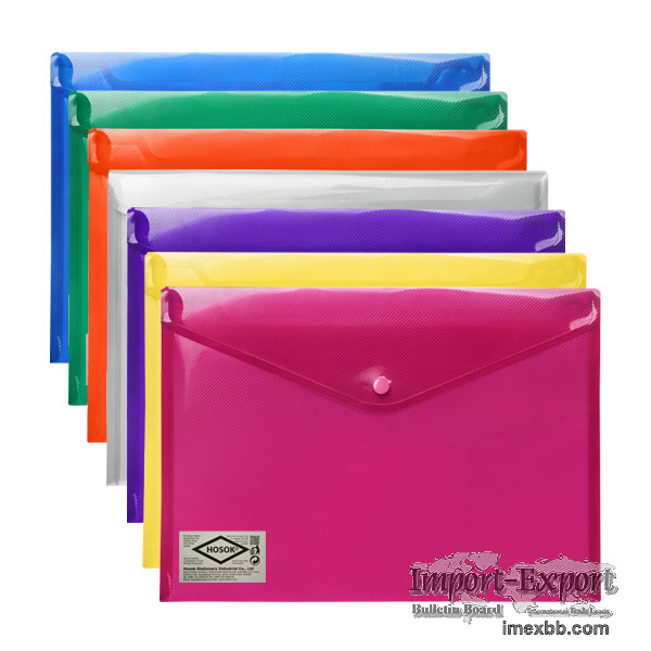 HS241 plastic snap envelope