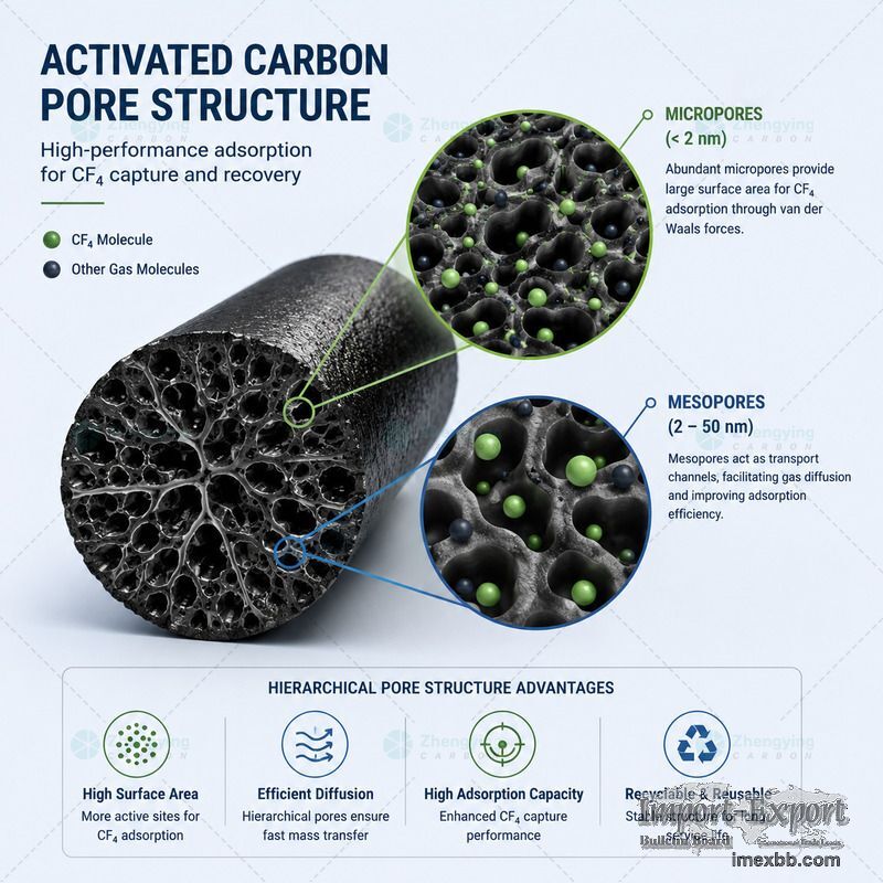 Carbon Tetrafluoride Adsorption Activated Carbon（HGF）
