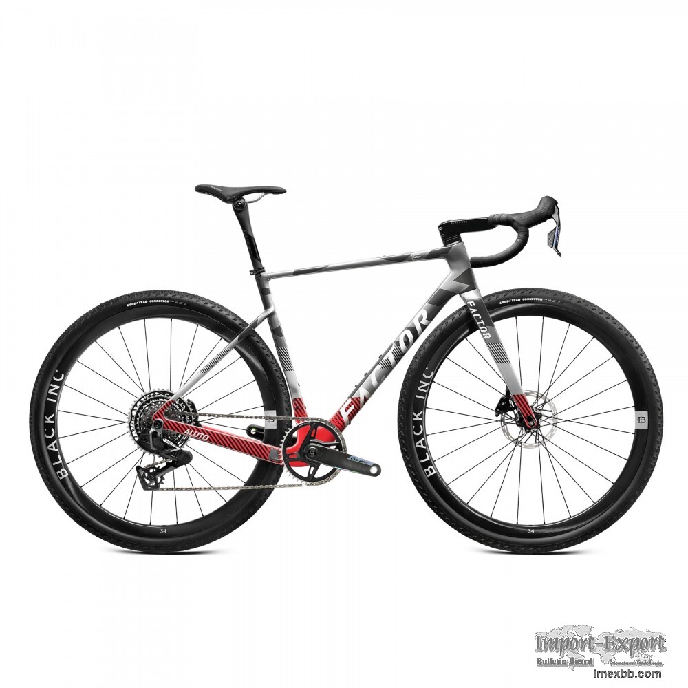 2026 Factor ALUTO SRAM Force XPLR with Power Meter CarbonAll RB (RUNCYCLES)
