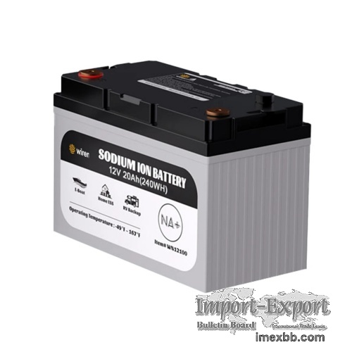 12V 20AH 300A CCA starting sodium battery