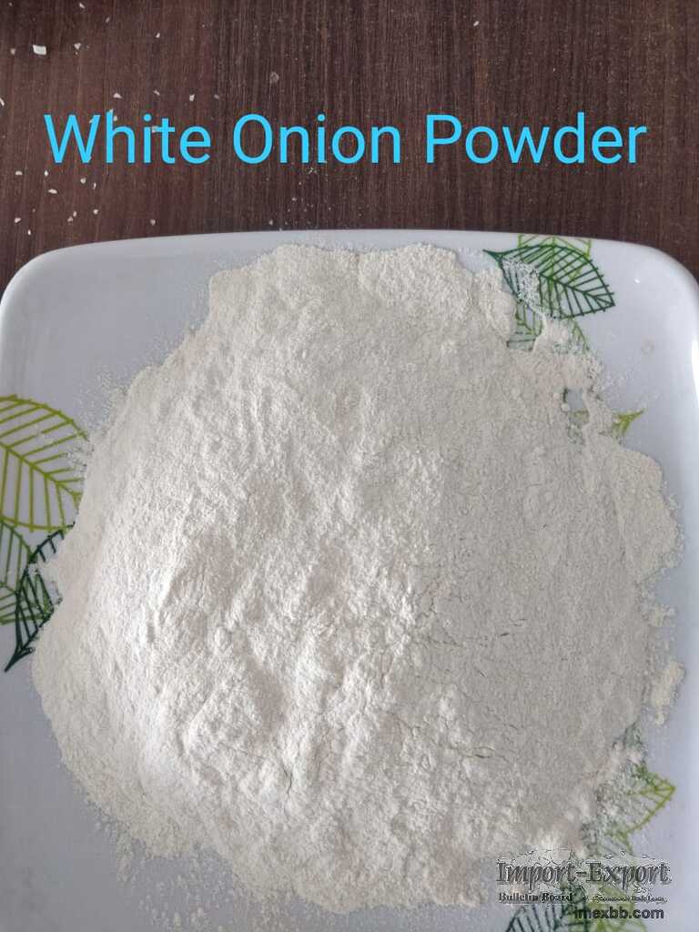 Dehydrated White Onion Powder from India