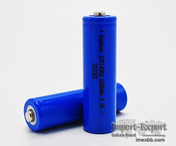 LiFePO4 IFR14500 3.2V 600mAh