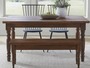 Solid wood dining table