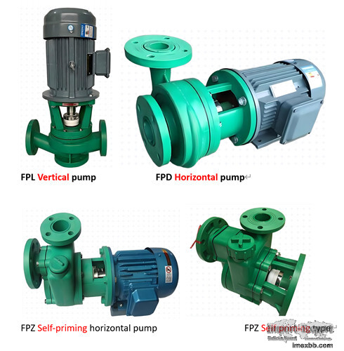 Vertical Horizontal Centrifugal RPP pump 