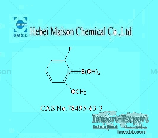 2-Fluoro-6-methoxyphenylboronic acid Cas No.78495-63-3
