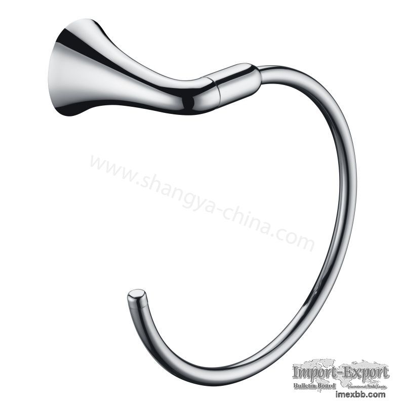 814009 Pure Brass Towel Ring