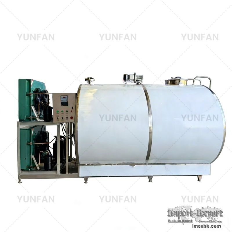 8000L Horizontal Milk Cooling Tank