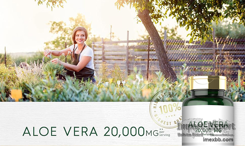 Product DescriptionAloe Vera Supplement, 20,000mg equivalent per serving