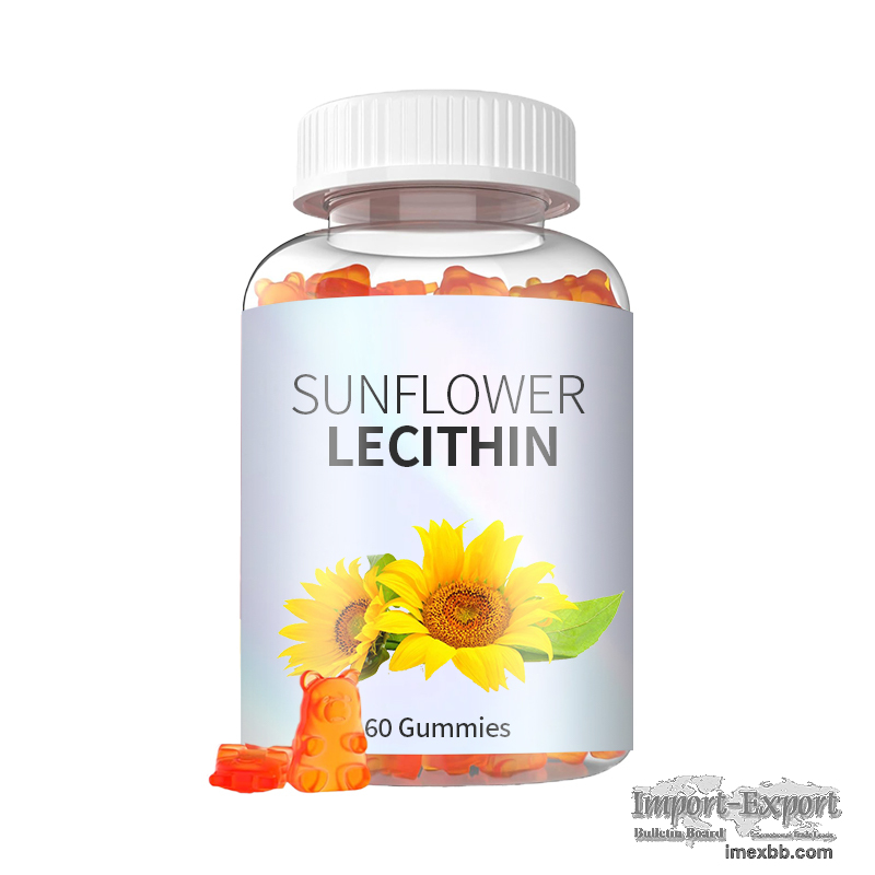 Sunflower Lecithin Gummy Supplement One-stop OEM ODM Service, Shandong Fact