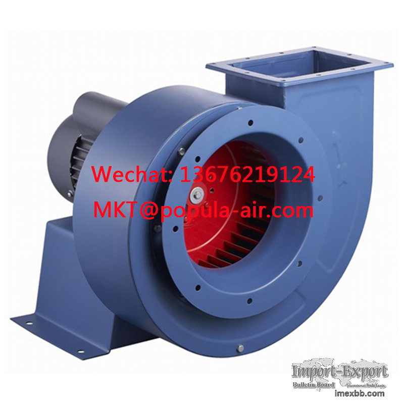 POPULA multi wing centrifugal fan CF A volute hotel restaurant smoke exhaus