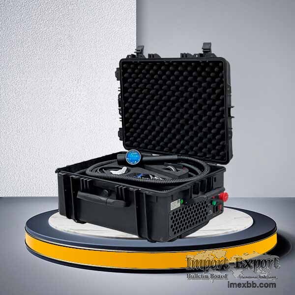 Suitcase Pulsed Laser Cleaning Machine  Ultra-Portable Handheld Fiber Lase