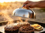 Heavy Duty Round Stainless Steel Basting Dome for Flat Top Griddle Grills